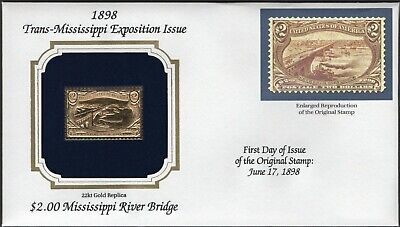 1898 Trans-Mississippi Exp Issue U.S Golden Replicas of Classic Stamps. Set of 9 Без бренда - фотография #9
