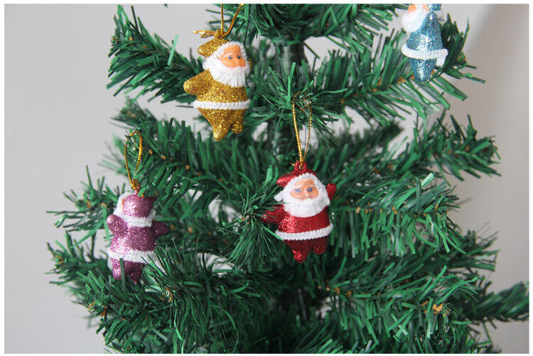 Lot 6 pcs Christmas Santa Claus Ornaments Christmas Tree Hanging Mini Decoration Unbranded - фотография #6