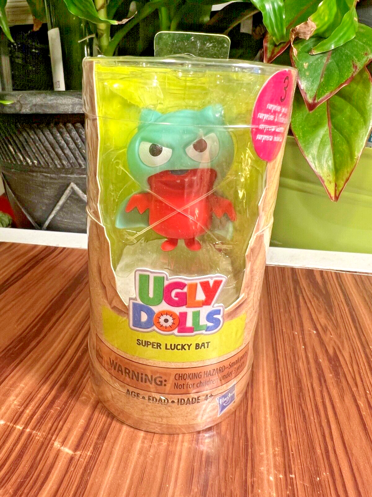 Ugly Dolls Super Lucky Bat Figure 3 Surprises Inside Toy 2019 Movie Hasbro NEW Hasbro Does not apply