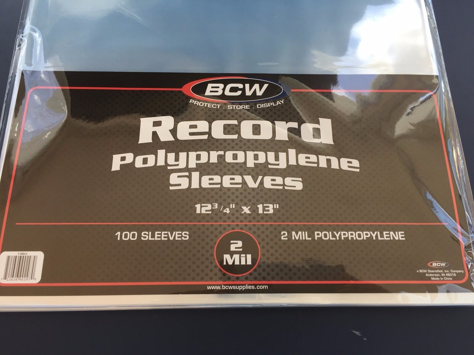 500 BCW Record Vinyl Album Clear Plastic Outer Sleeves Bags Covers 33 RPM LP  BCW 1-RSLV - фотография #2