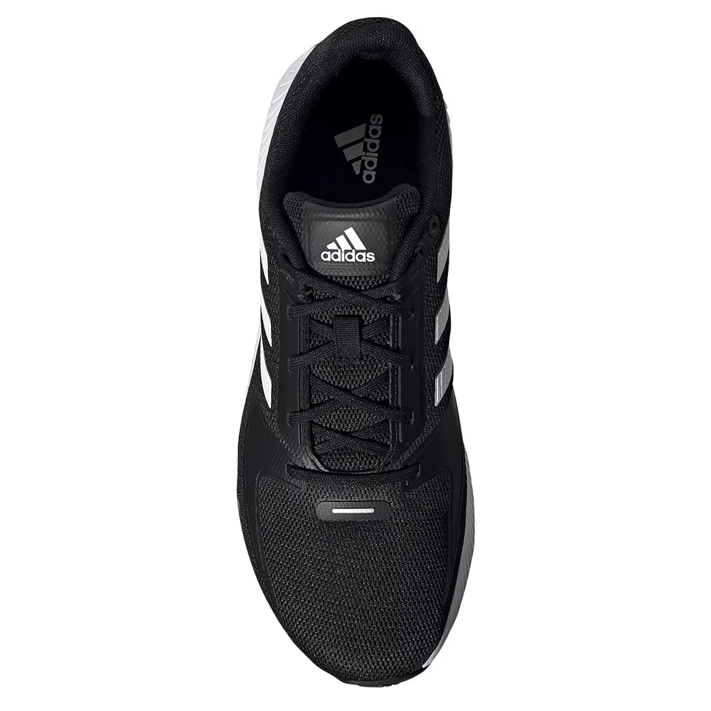 NEW Adidas Run Falcon 2.0 Running Sneakers Mens 12 Black White Lightweight Shoes Adidas adidas Runfalcon - фотография #3