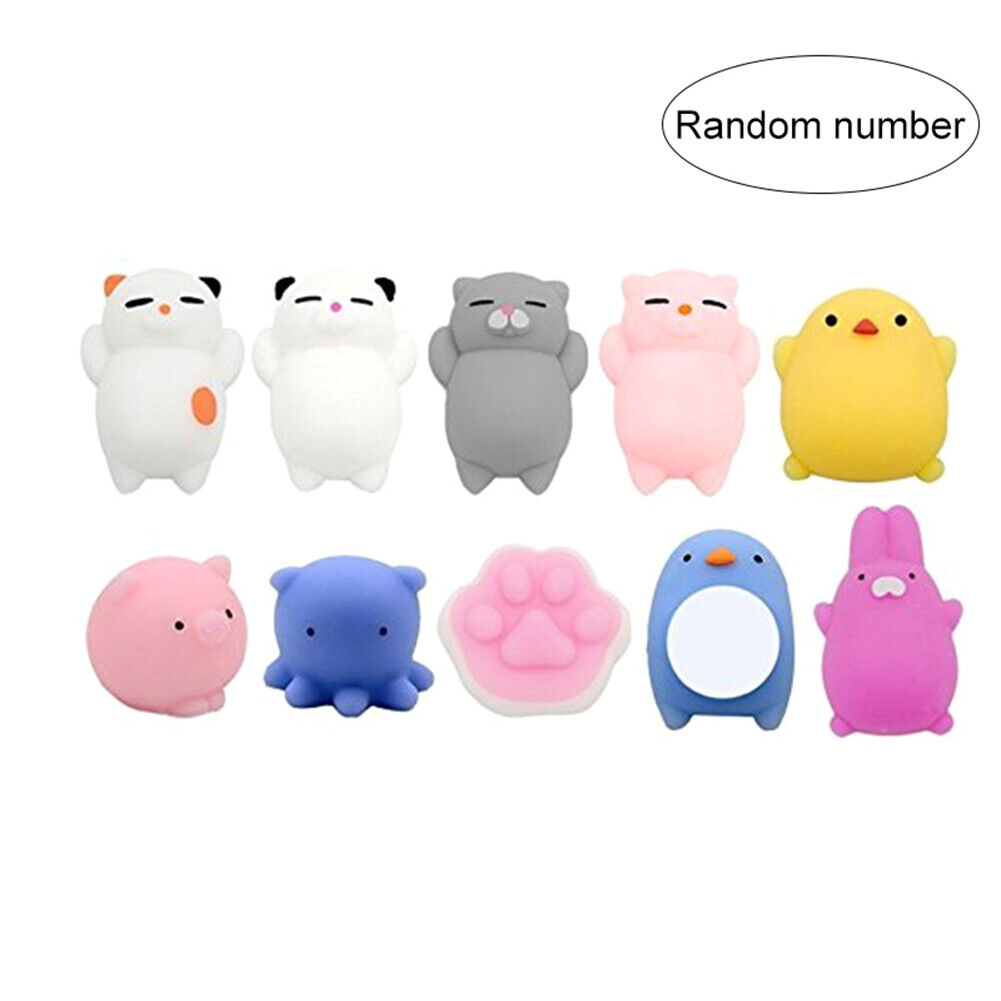 10Pcs Kids Animal Squishies Mochi Kawaii Toys Squeeze Stretch Stress Squishy Unbranded Dose Not Apply - фотография #9