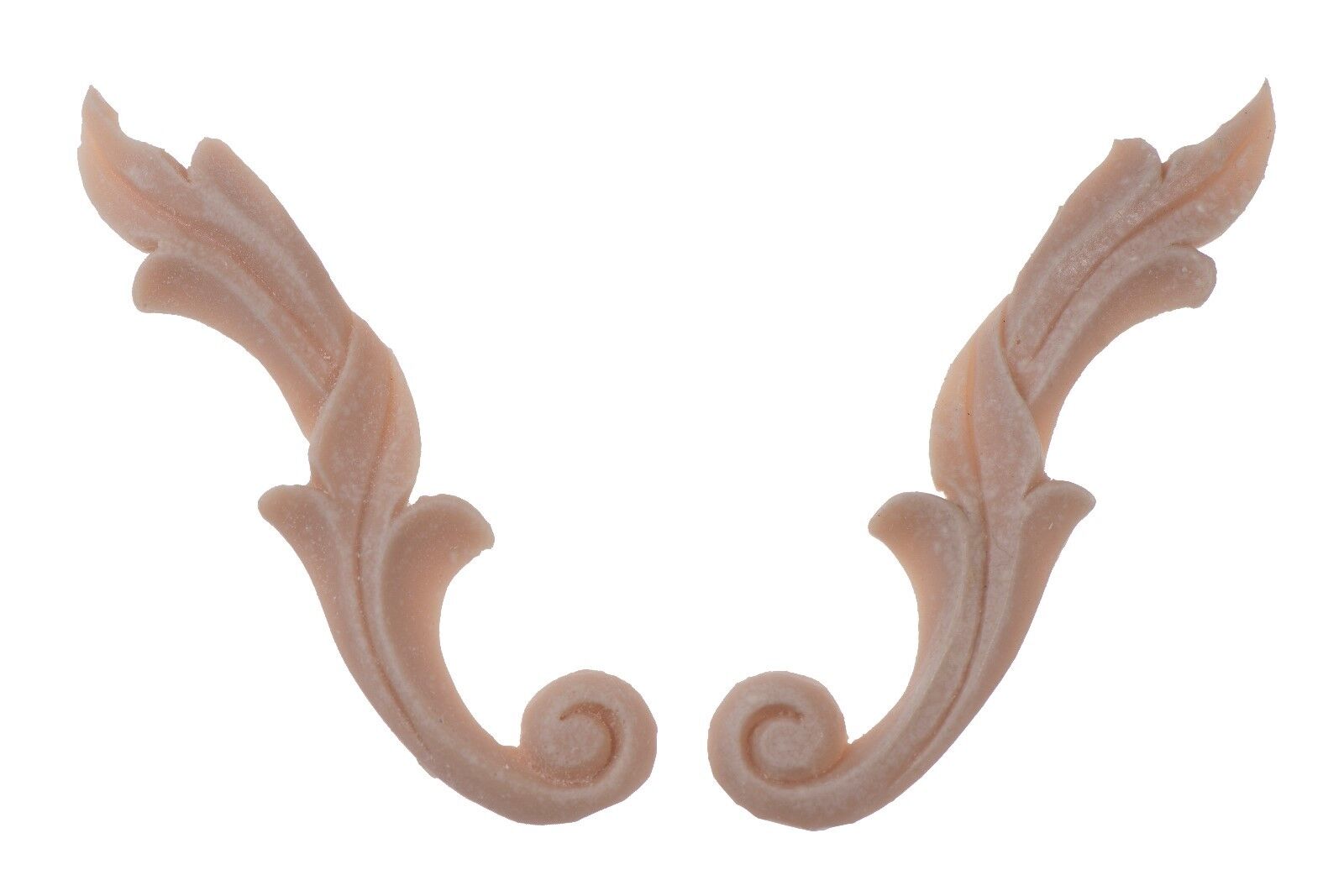 Set of Two French Provincial Winged Flexible Scroll Appliques Tres Jolie Home Does Not Apply - фотография #2
