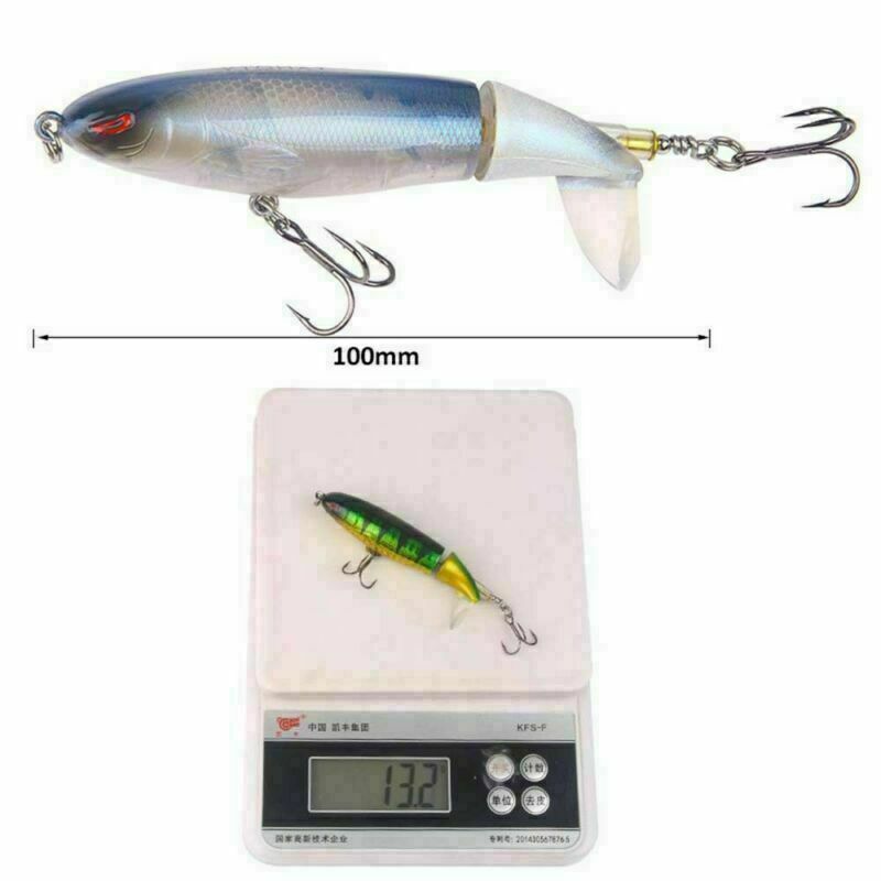10ps Fishing Lures bait Whopper Plopper Topwater Floating Rotating Tail for Bass Unbranded Does Not Apply - фотография #5