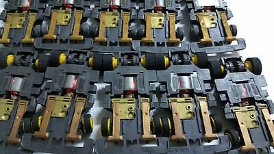 TYCO TCR CHASSIS WIDE LOT OF 10 COMPLETE GREY AND YELLOW BRAND NEW.FIRE SALE! TYCO tyco TCR - фотография #6