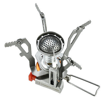 2 Portable Camping Stoves Backpacking Stove with Piezo Ignition Adjustable Valve Summits Point Does Not Apply - фотография #7