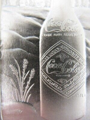1 OZ..SILVER.999 RARE MOUNT RAINIER PACFIC COCA COLA 75TH ANNIVERSARY BAR+GOLD Coca-Cola - фотография #5