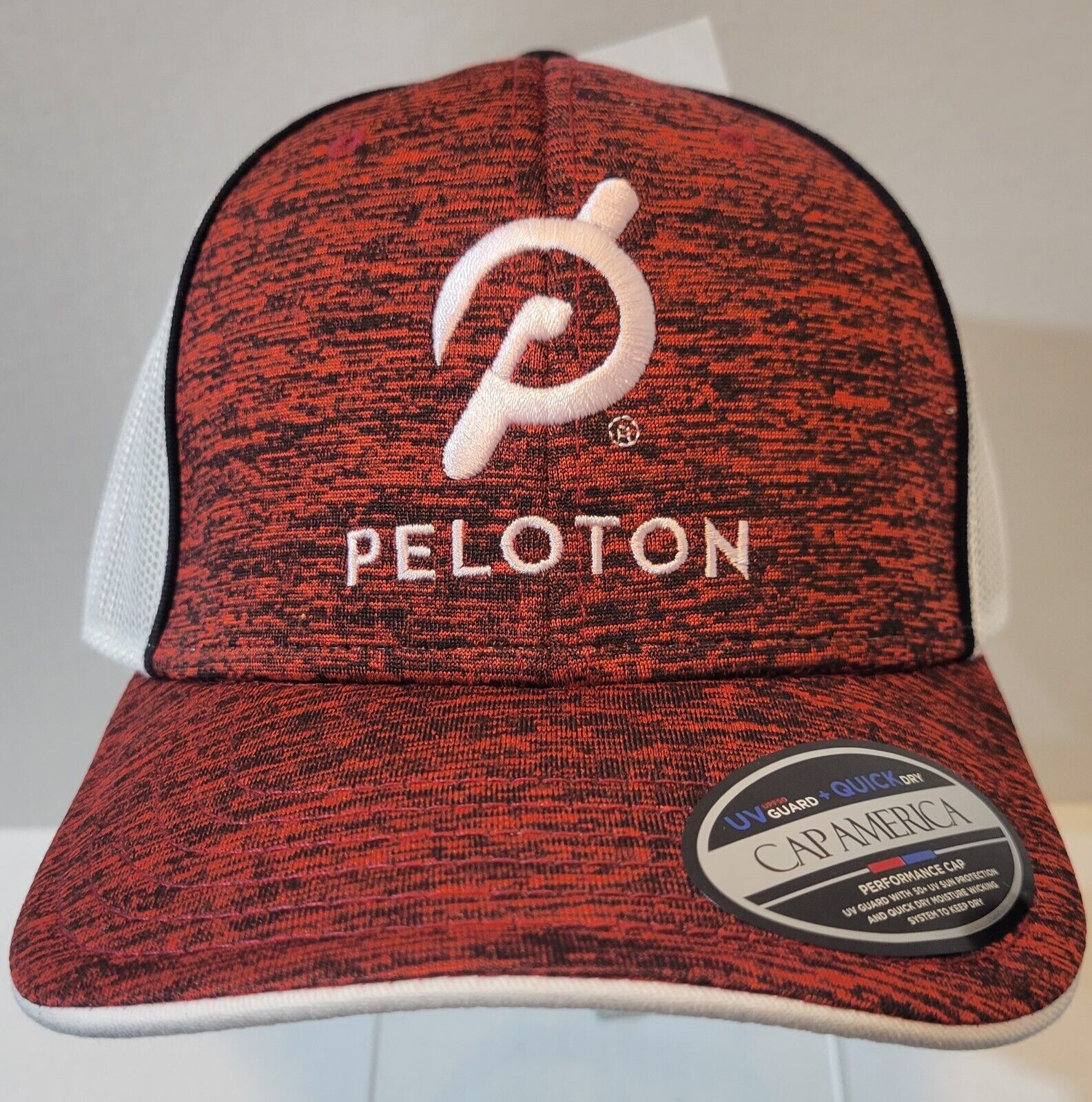 Peleton Logo Cycling Strapback Hat NWT Red  HaT