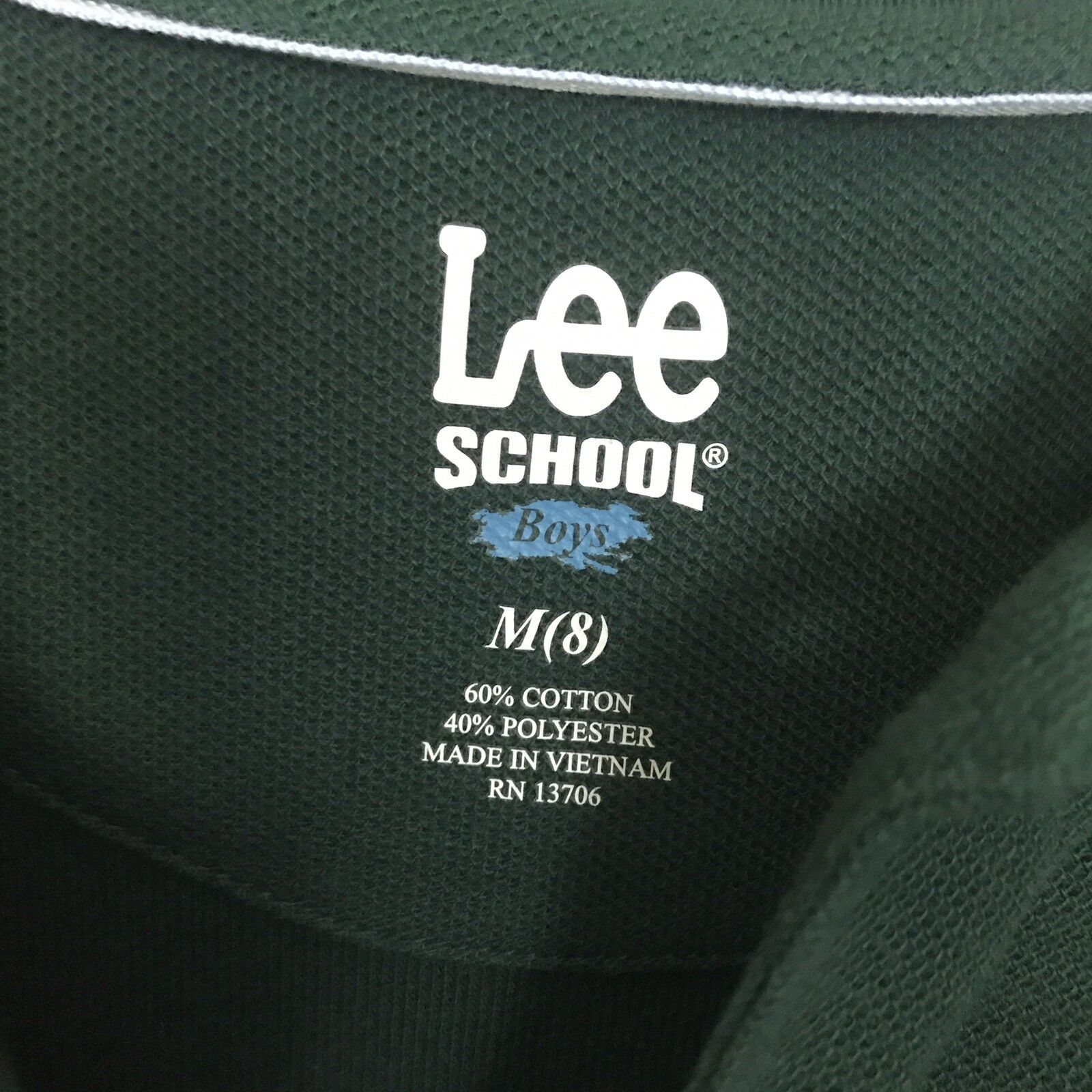 Lee Boys & Girls  Uniform Shirt Short Sleeve Pique Polo School Lee - фотография #6