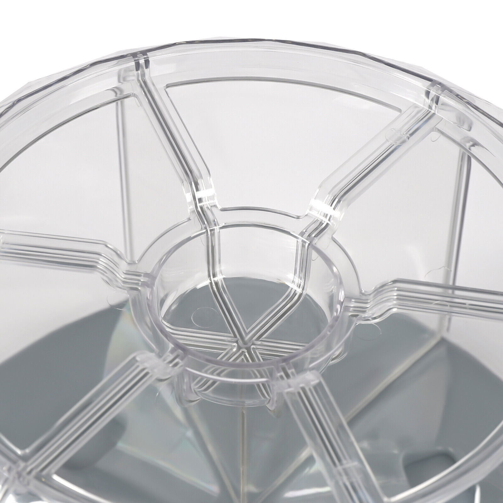 Rice Dispenser Dry Grain Food Storage Container Tank 6-Grid Rotating for Kitchen Unbranded N/A - фотография #6