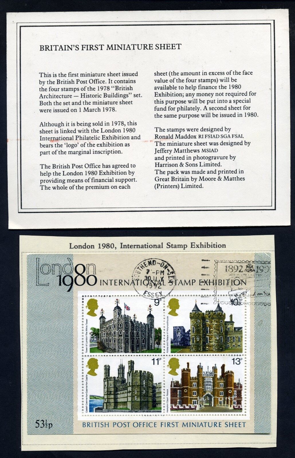 Lot of 43 stamps, UK, 1980 Scott 834A,874A, 904-932 Four mint Без бренда - фотография #3