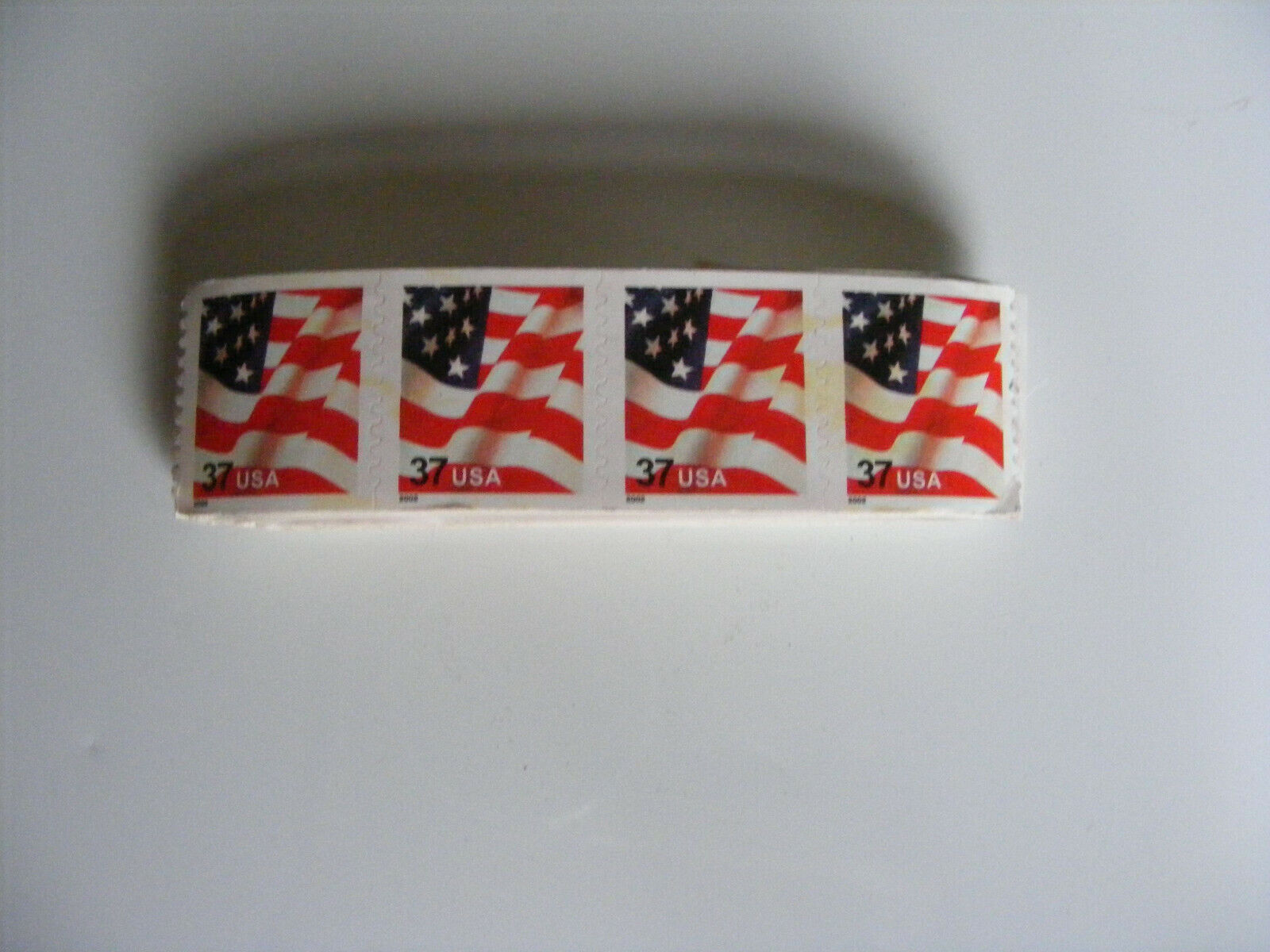 2002  USA   37c  Flag  American  Coil  Strip  of  49  Mint  Unused Self Adhesive Без бренда - фотография #5