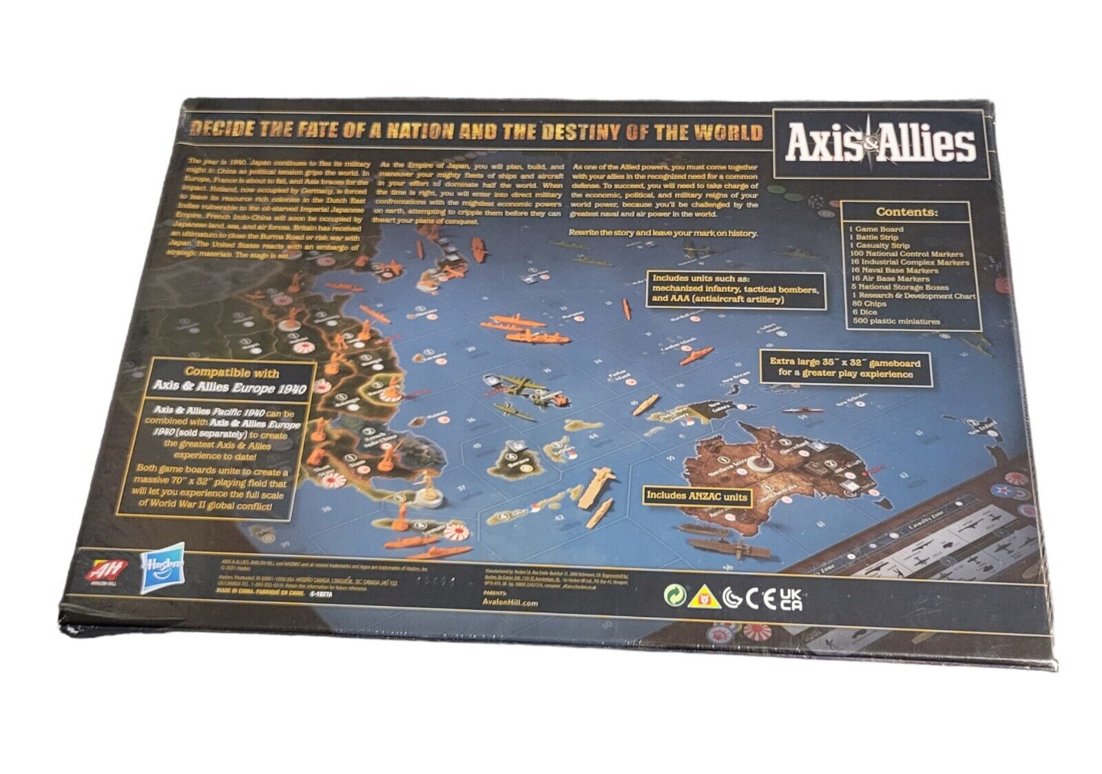 Avalon Hill Axis & Allies Pacific 1940 Second Edition Wwii Strategy Board Game avalon hill Does not apply - фотография #2