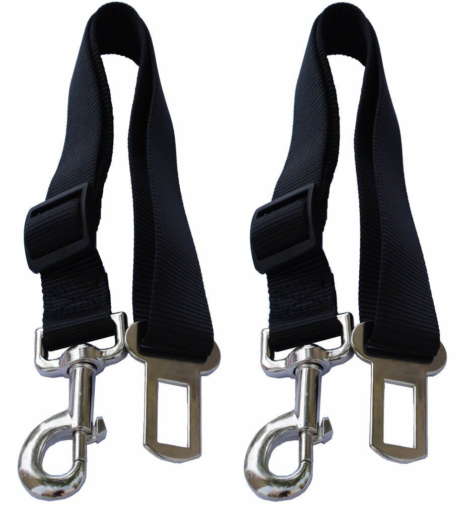 2x Cat Dog Pet Safety Seatbelt for Car Vehicle Seat Belt Adjustable Harness Lead Unbranded Petseatbelt