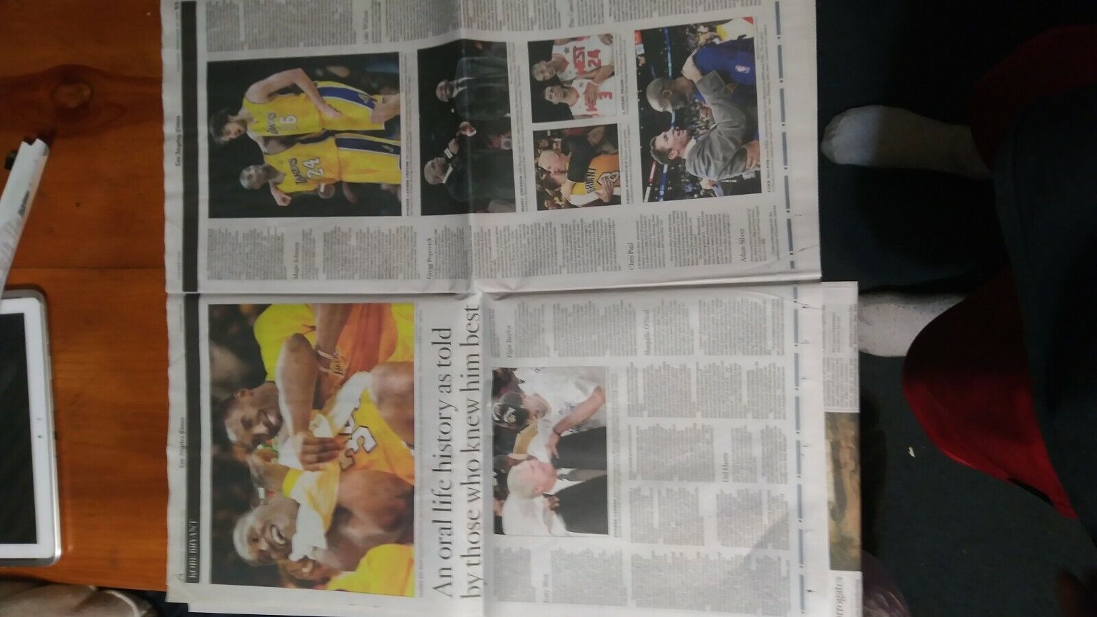 Kobe Bryant FAST SHIPPING!  LA TIMES 2/25/20 24-PAGE TRIBUTE LAKERS ORIGINAL Без бренда - фотография #6