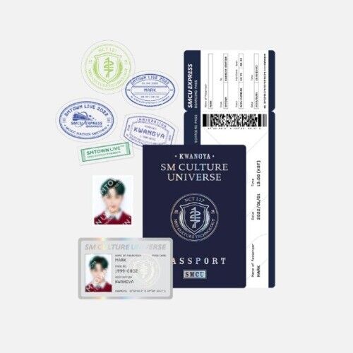 [MARK] NCT 127 SMCU Express @Kwangya Official Goods Kwangya Passport Set *SEALED Без бренда