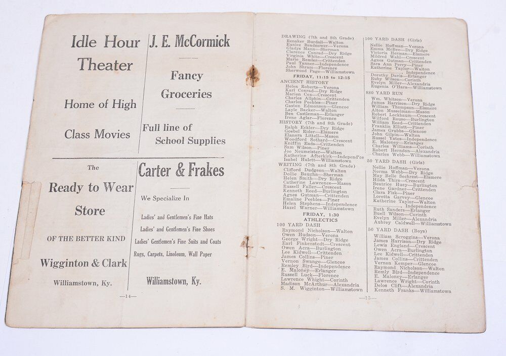 4 Vintage CINCINNATI Ephemera 1901 Pike Theatre Opera House 1962 Enquirer 120 yr Без бренда - фотография #11
