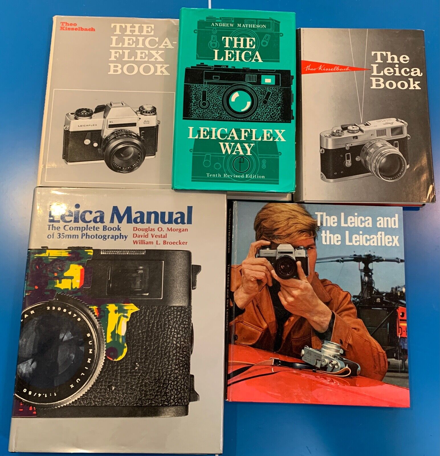 5 Book Collection: Leica Manual, Leicaflex, Photographers, Kisselbach, Matheson Без бренда Manual