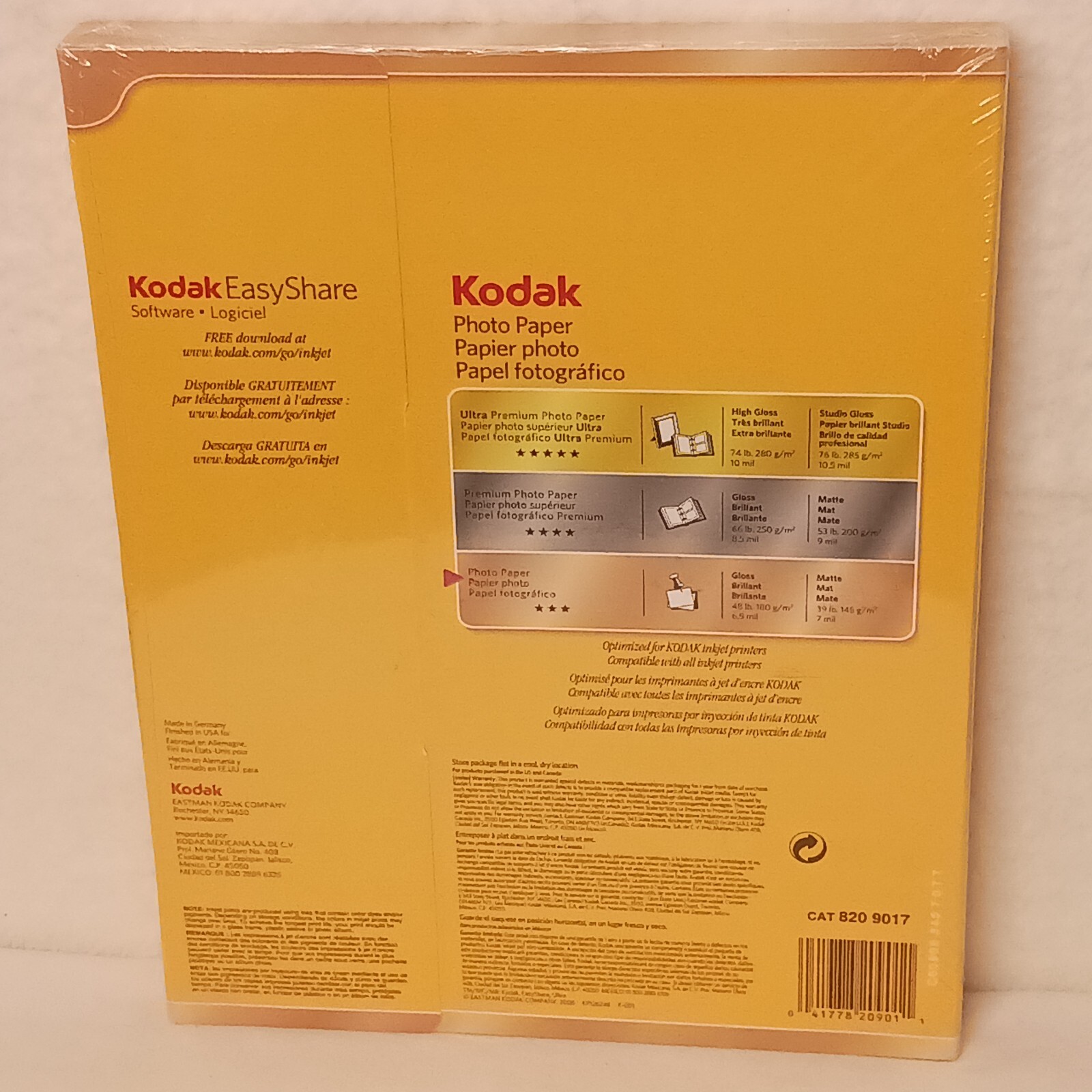 Kodak Photo Paper 6.5 mil Gloss 8-1/2 x 11 Instant Dry 100 Sheets Kodak 8209017 - фотография #2