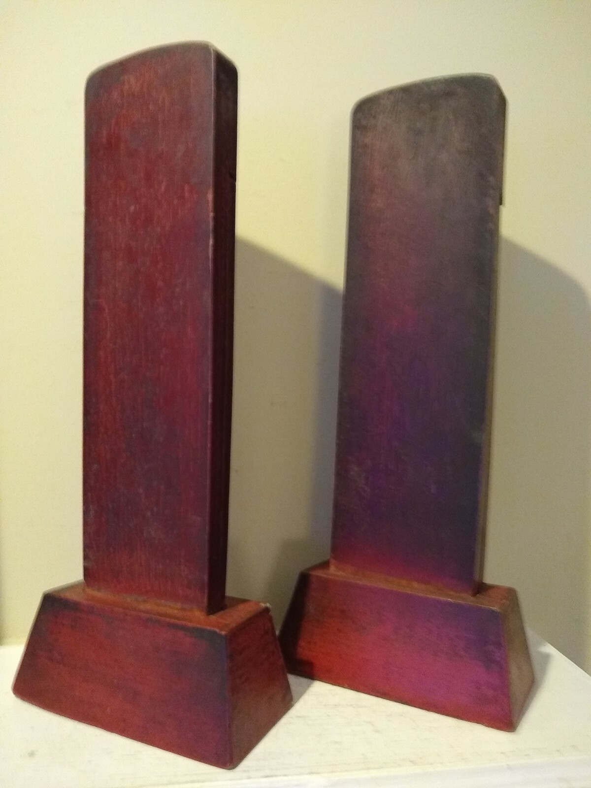 Pair of Antique Wooden Ancestral Tablets - CHINA - Qing Dynasty Без бренда - фотография #5