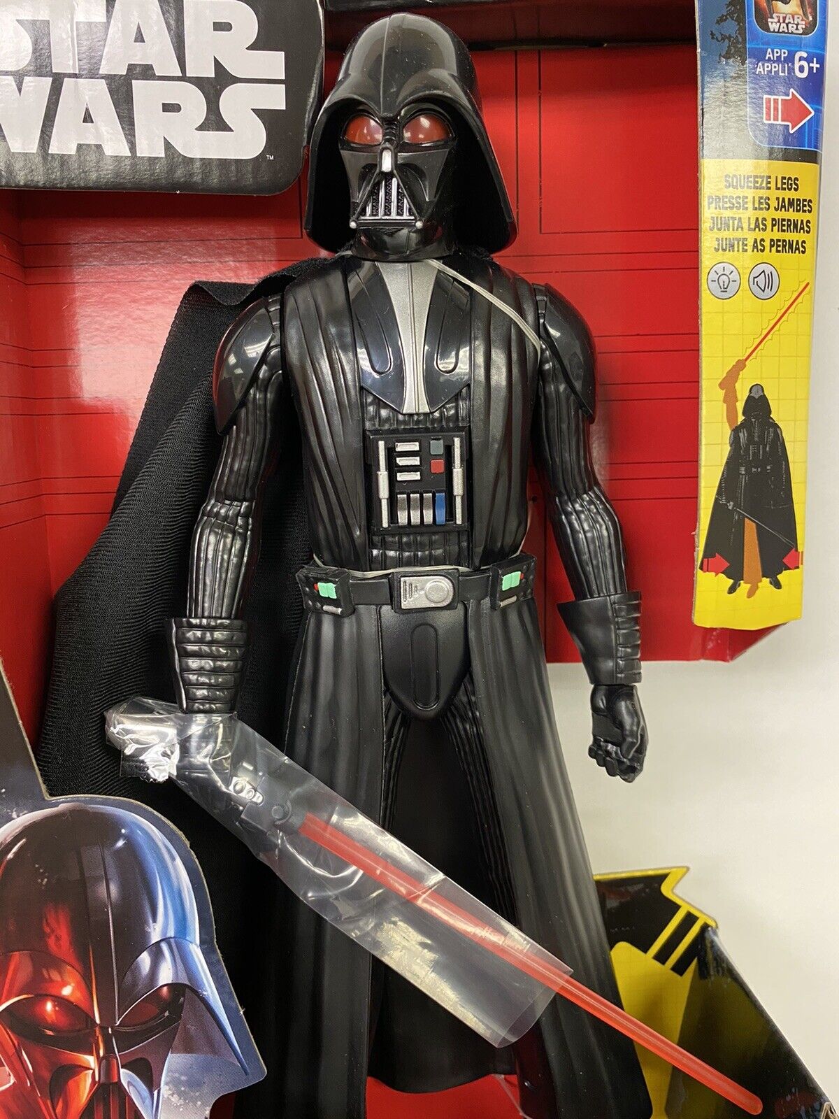 Star Wars Rebels Electronic Duel Darth Vader 12-Inch Action Figure Lightsaber Hasbro - фотография #6