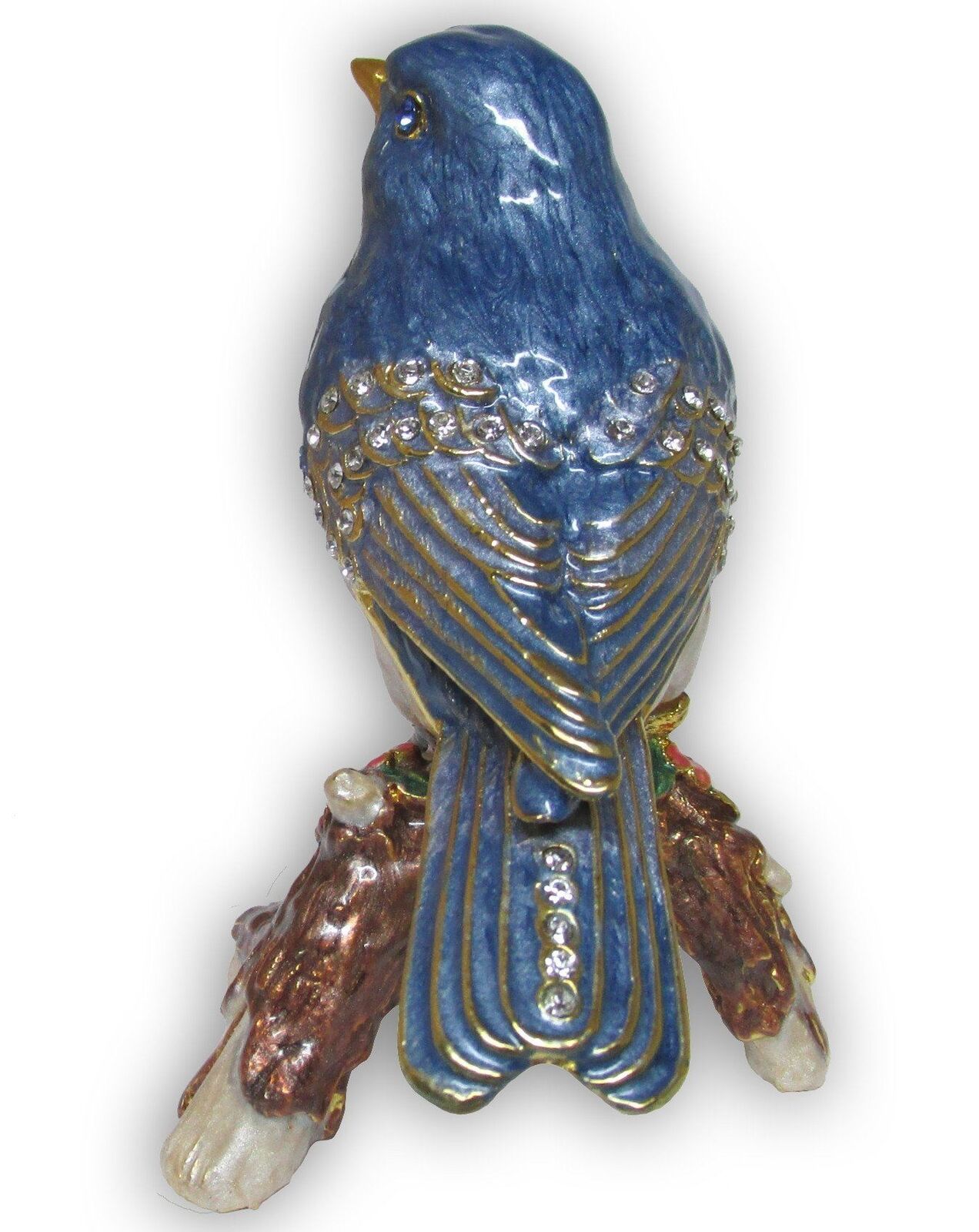 Bluebird Jeweled Trinket Box with Austrian Crystals Без бренда - фотография #3