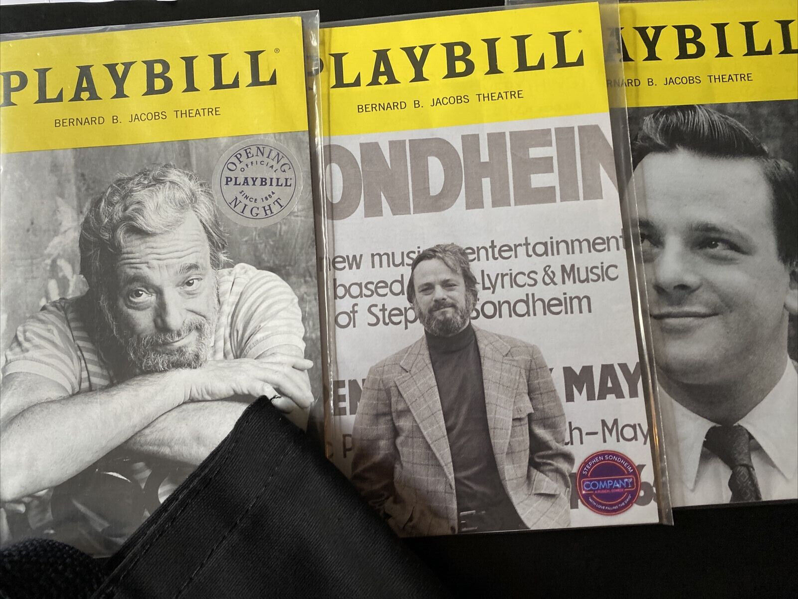 Stephen Sondheim Company Broadway Opening Night Bundle Tote, 6 Playbills, Mask Без бренда - фотография #5