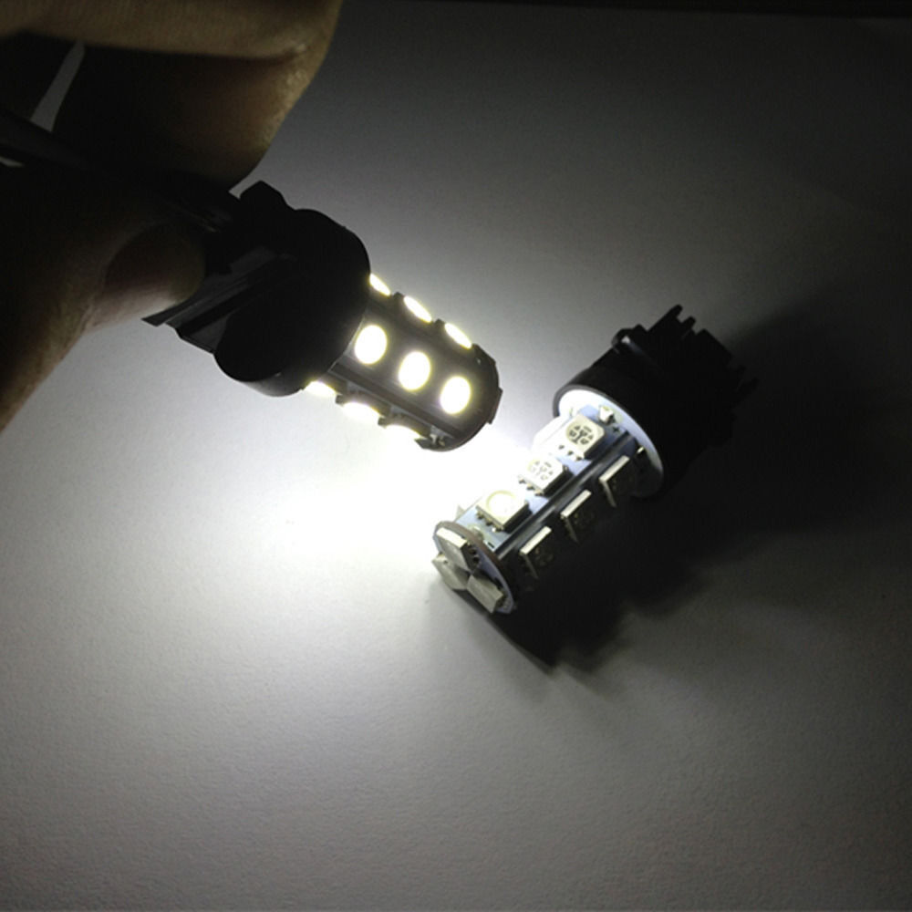 20pcs White 3157 18SMD LED Tail Brake Backup Reverse Turn Signal Light Bulb HOTSYSTEM Does Not Apply - фотография #4