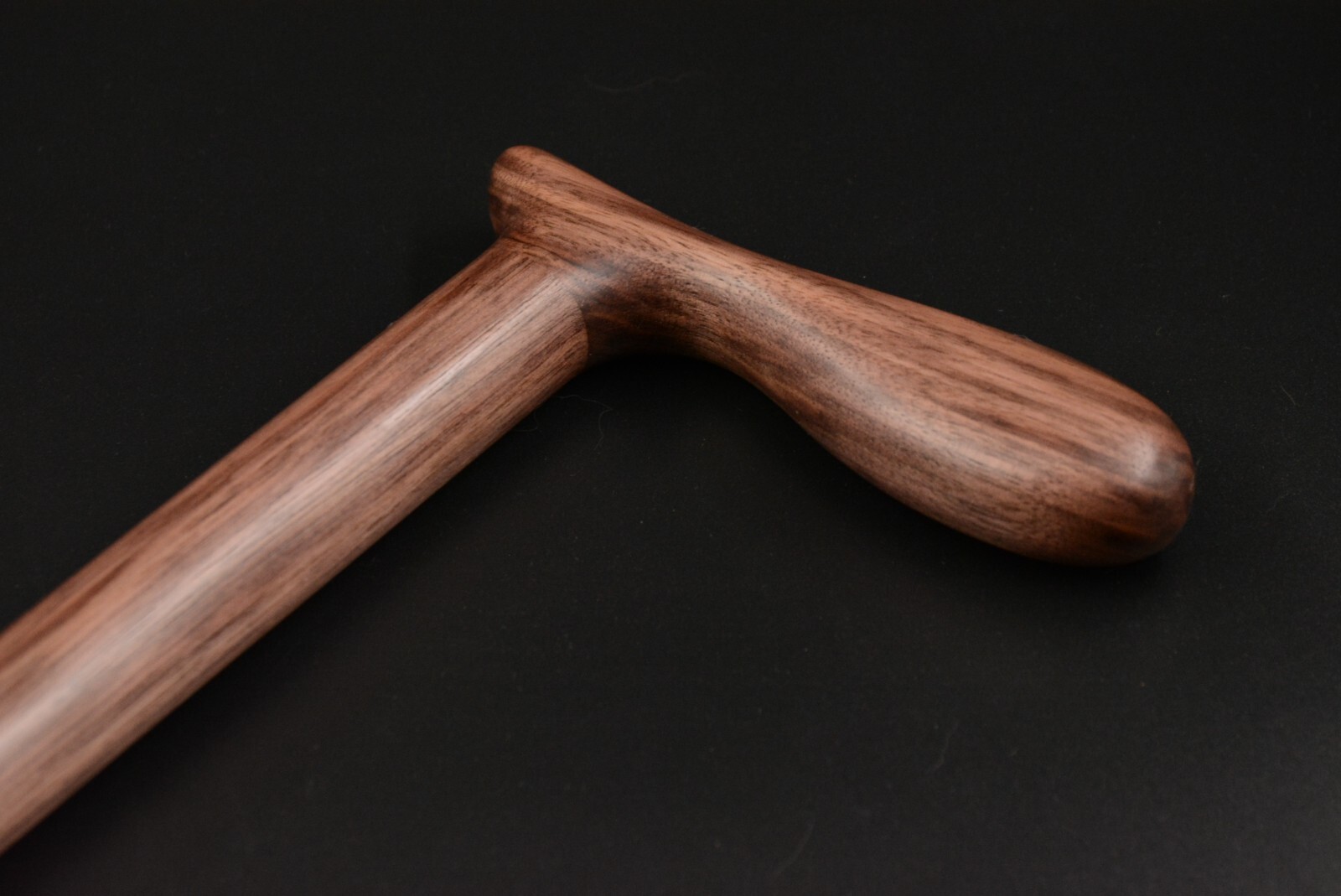 Cane Walking stick made from WALNUT Black wood men's women's Unbranded