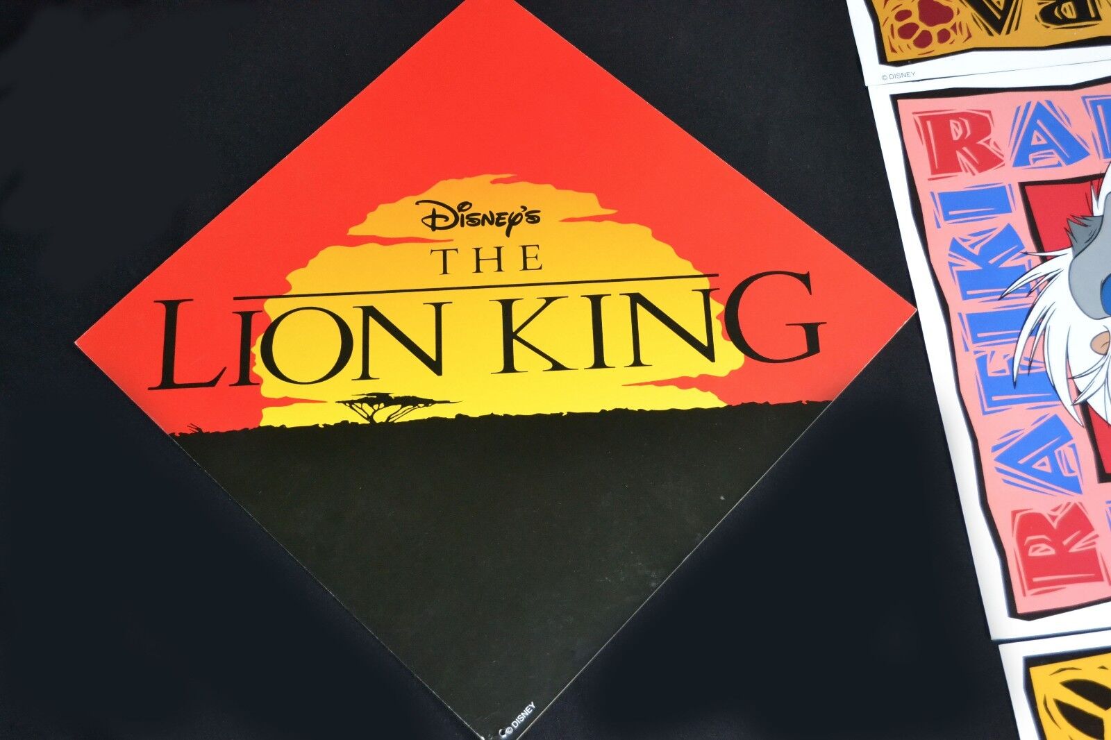 Disney The Lion King Promotional Cardboard Displays and Posters Vintage Rare Без бренда Does Not Apply - фотография #2