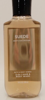 3 BATH & BODY WORKS SUEDE MEN'S COLLECTION 2 IN 1 HAIR & BODY WASH 10 oz NEW! Bath & Body Works ART03984 - фотография #2