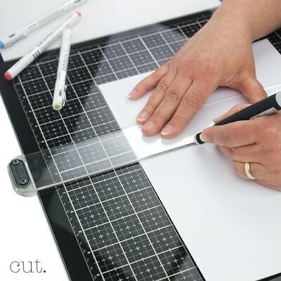 Tim Holtz Glass Cutting Mat - Work Surface with 12x14 Measuring Grid and Large Does not apply Does Not Apply - фотография #6