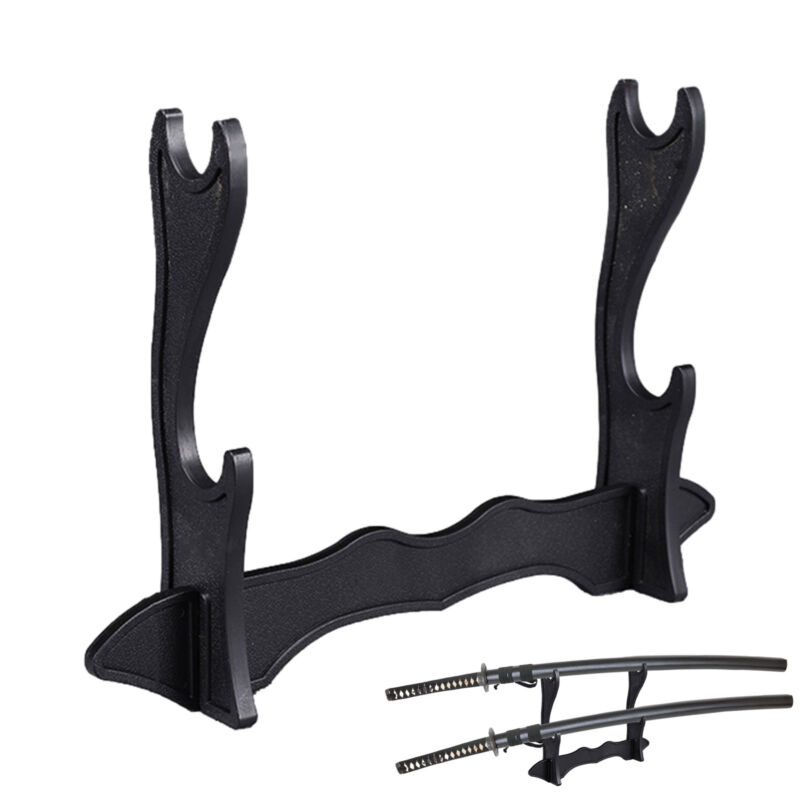 Sword Stand Katana Display Stand Sword Holder Black 2-Tier Display Holder Без бренда