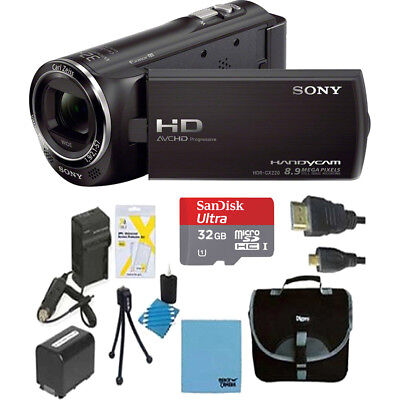 Sony HDR-CX405/B Full HD 60p Camcorder with Deluxe Bundle - Black Sony HDRCX409, HDRCX405B