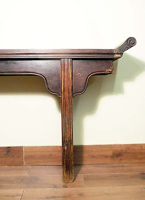 Antique Chinese Ming Altar Table (5548) Purple Elm Wood, Circa 1800-1849 Без бренда - фотография #2
