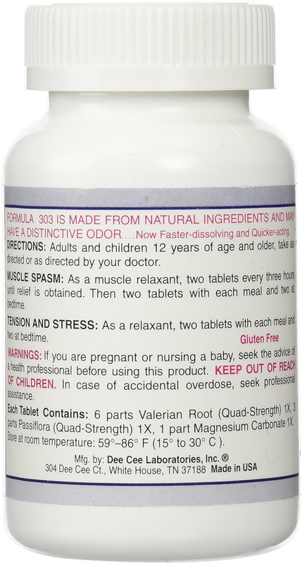 Formula 303 Maximum Strength All-Natural Relaxant Tablets, 250 Tablets; All-Natu Does not apply - фотография #3