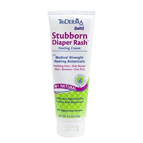 TriDerma Baby Stubborn Diaper Rash Healing Cream Value Pack, (4) 4 Ounce Tubes TriDerma 122MP1 - фотография #7