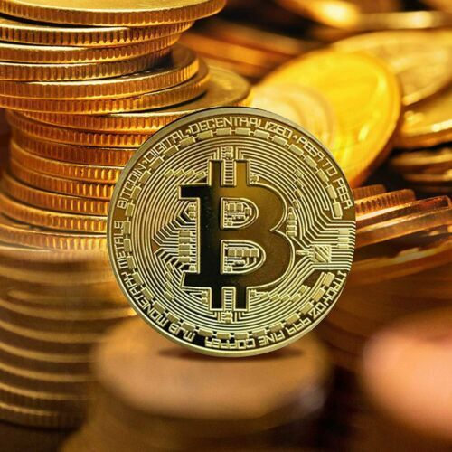 12Pcs Physical Bitcoin Coins Commemorative Gold Plated Bit Coin Collectible US Без бренда - фотография #9