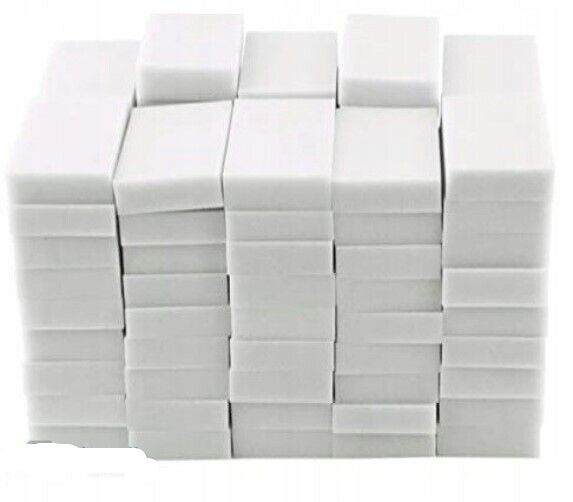 Magic Sponge Eraser BULK PACK Melamine Cleaning Foam Approx 10mm  From USA - 100 Unbranded DOES NOT APPLY