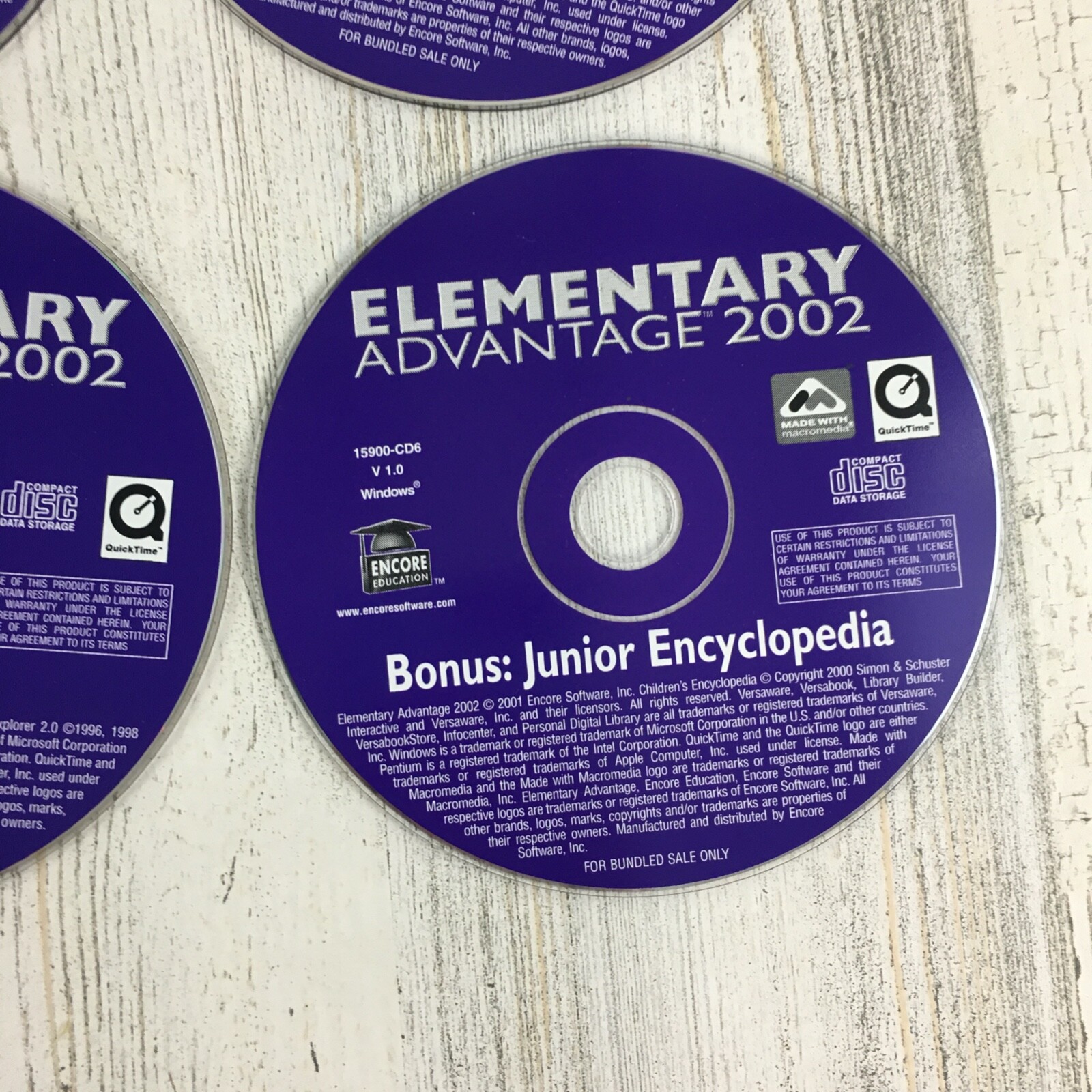 Elementary Advantage 2002 Lot of 6 Disc Set PC CD-ROM Kids Educational Games Elementary Advantage 12315465 - фотография #7