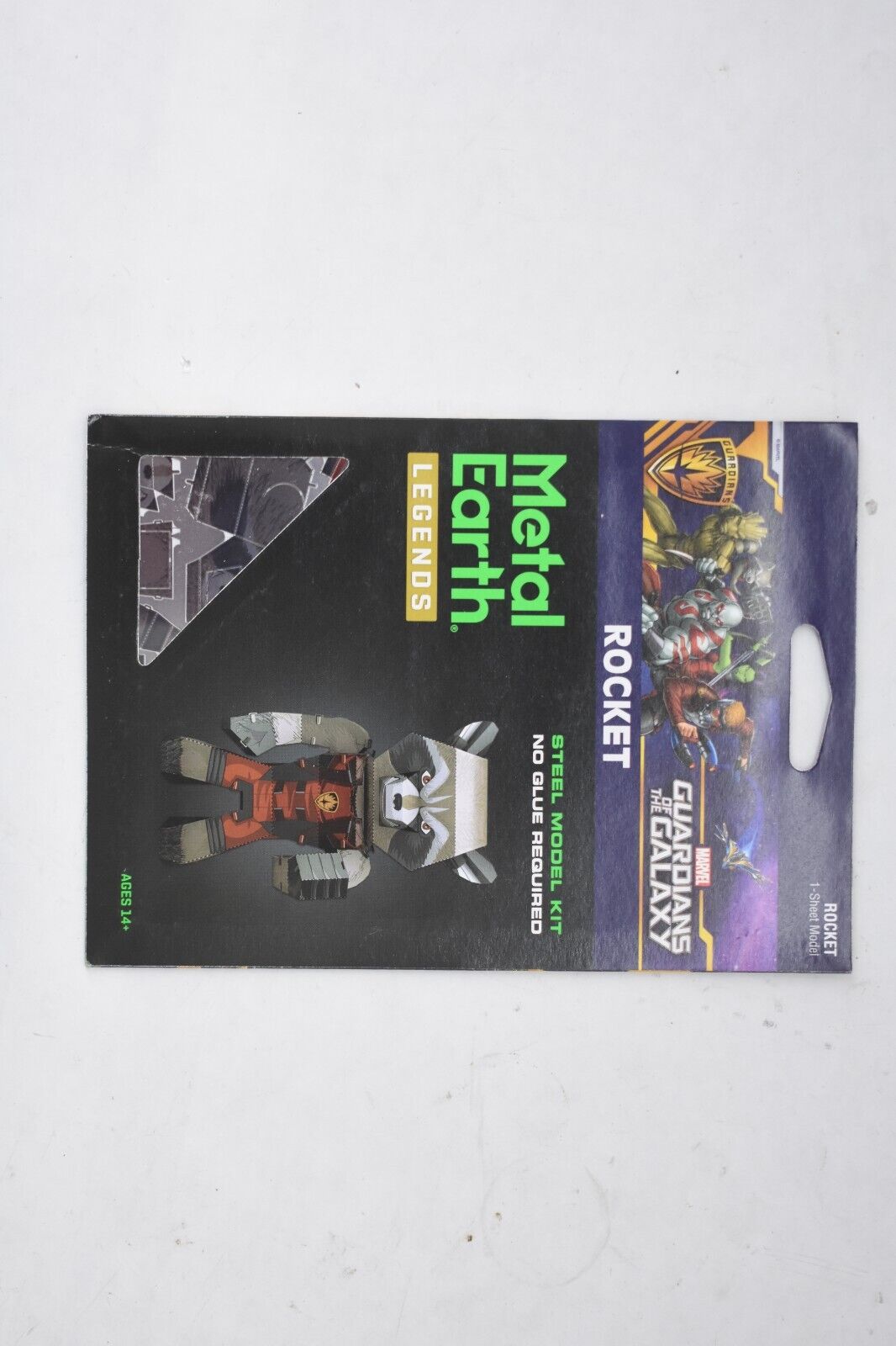 Fascinations Metal Earth Legends Guardians Of The Galaxy Drax & Rocket Model Kit Fascinations MEM008 - фотография #3