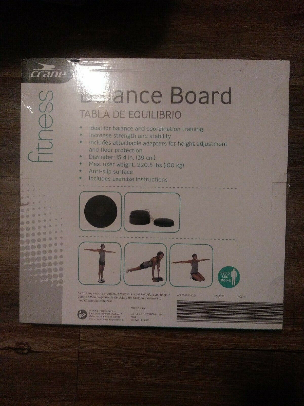 NIB- 2X Crane- Balance Board- Fitness Crane - фотография #3
