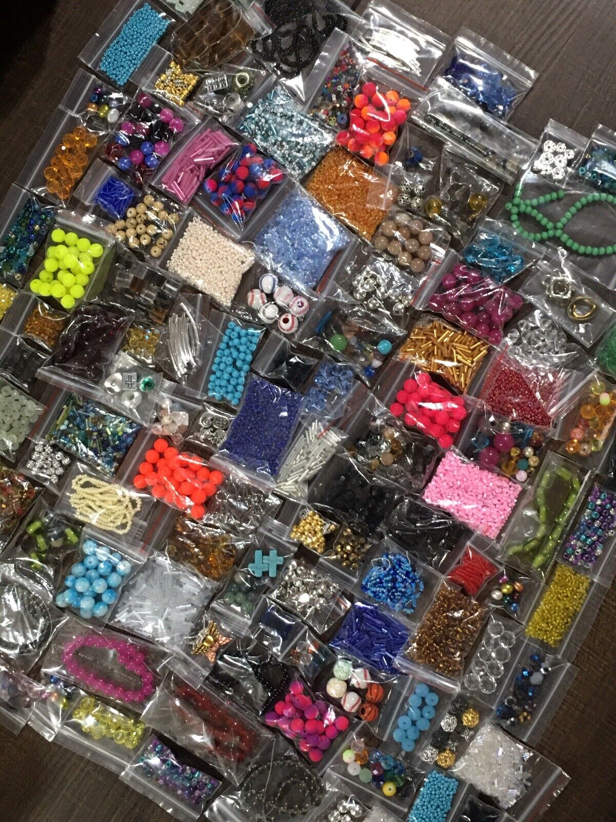 Lot Of BEADS 40 Bags Jewelry Making Supplies Loose Mixed Glass Acrylic Metal👑🐝 MrsQueenBeead - фотография #8