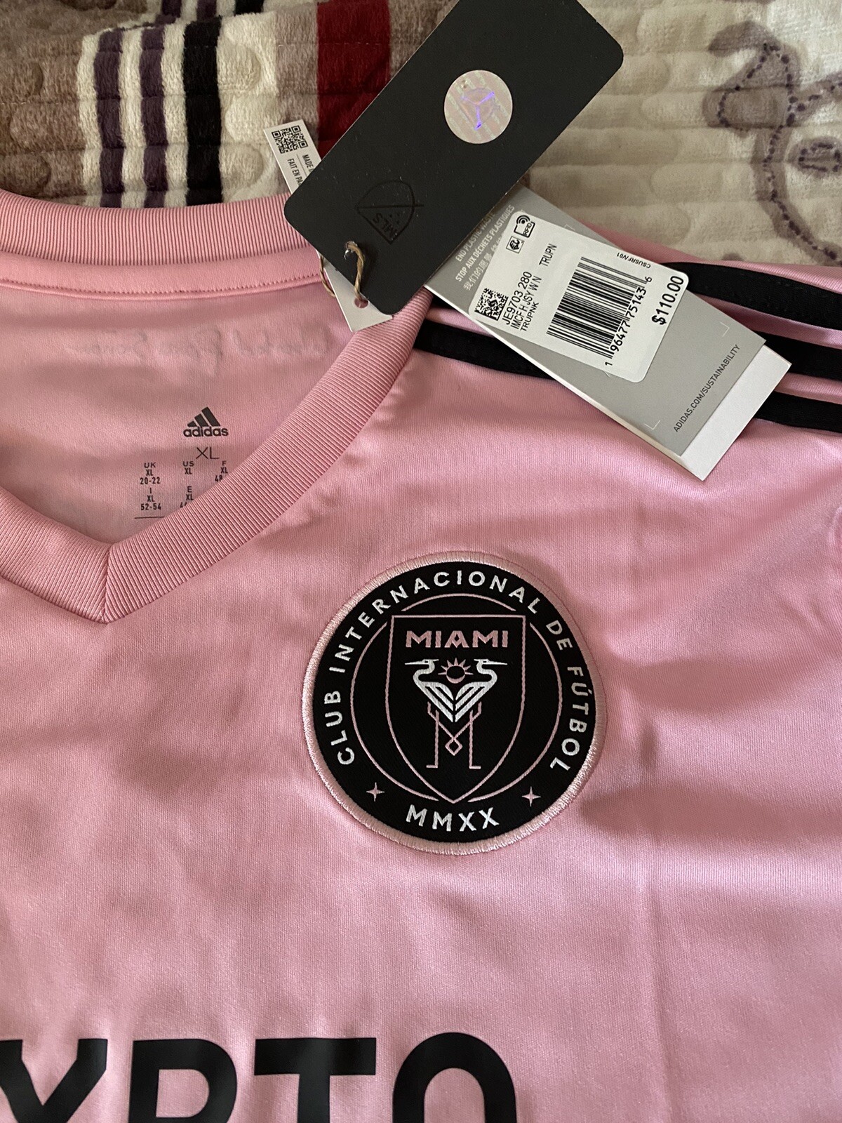Messi Inter Miami 2023 Home Jersey - Mens Sz XL authentic Adidas Free Ship! Adidas - фотография #3