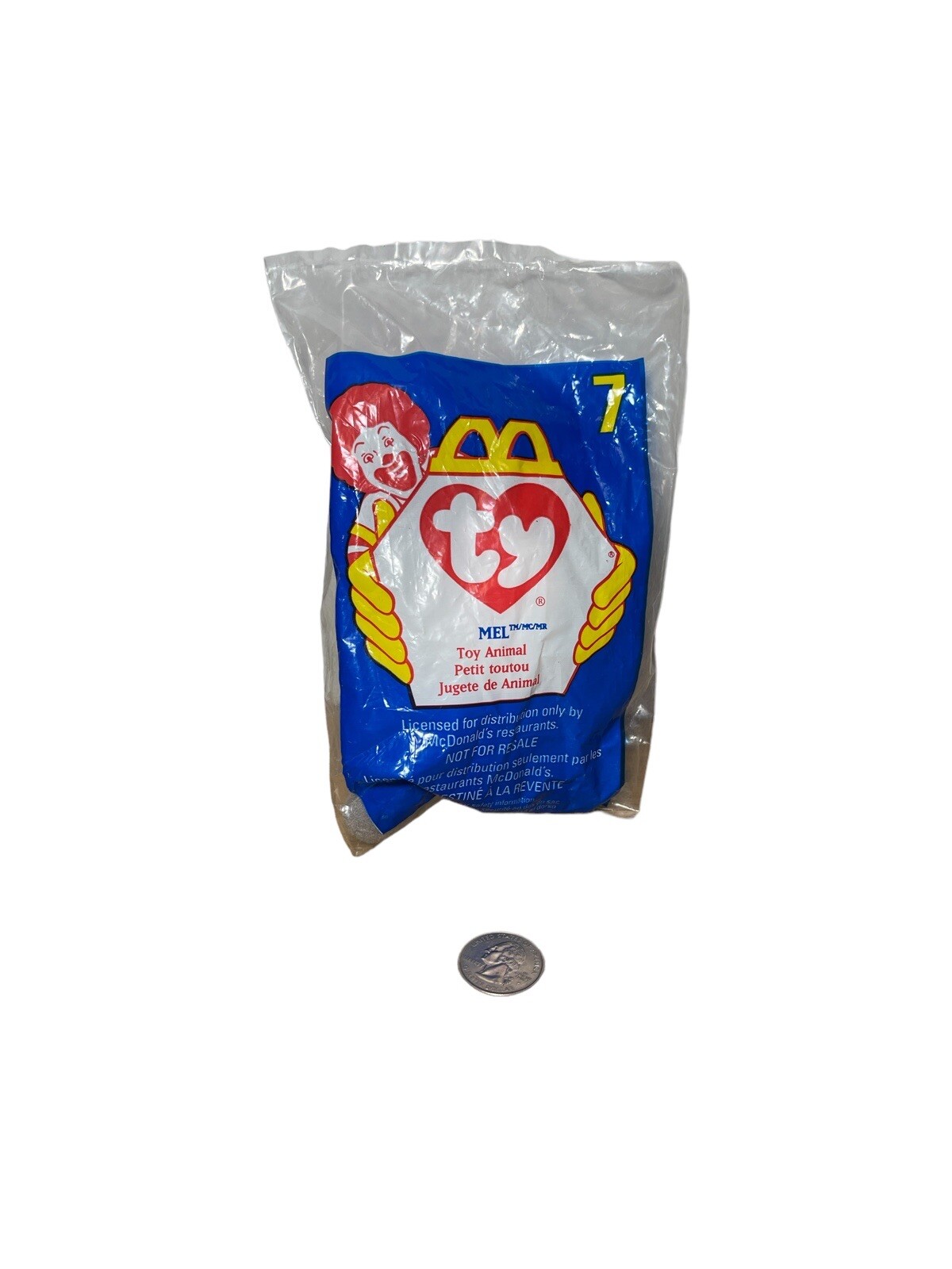 Teenie Beanie Babies Baby 1998 McDonalds Happy Meal Toy NIP #7 Mel The Koala #7 Ty - фотография #2