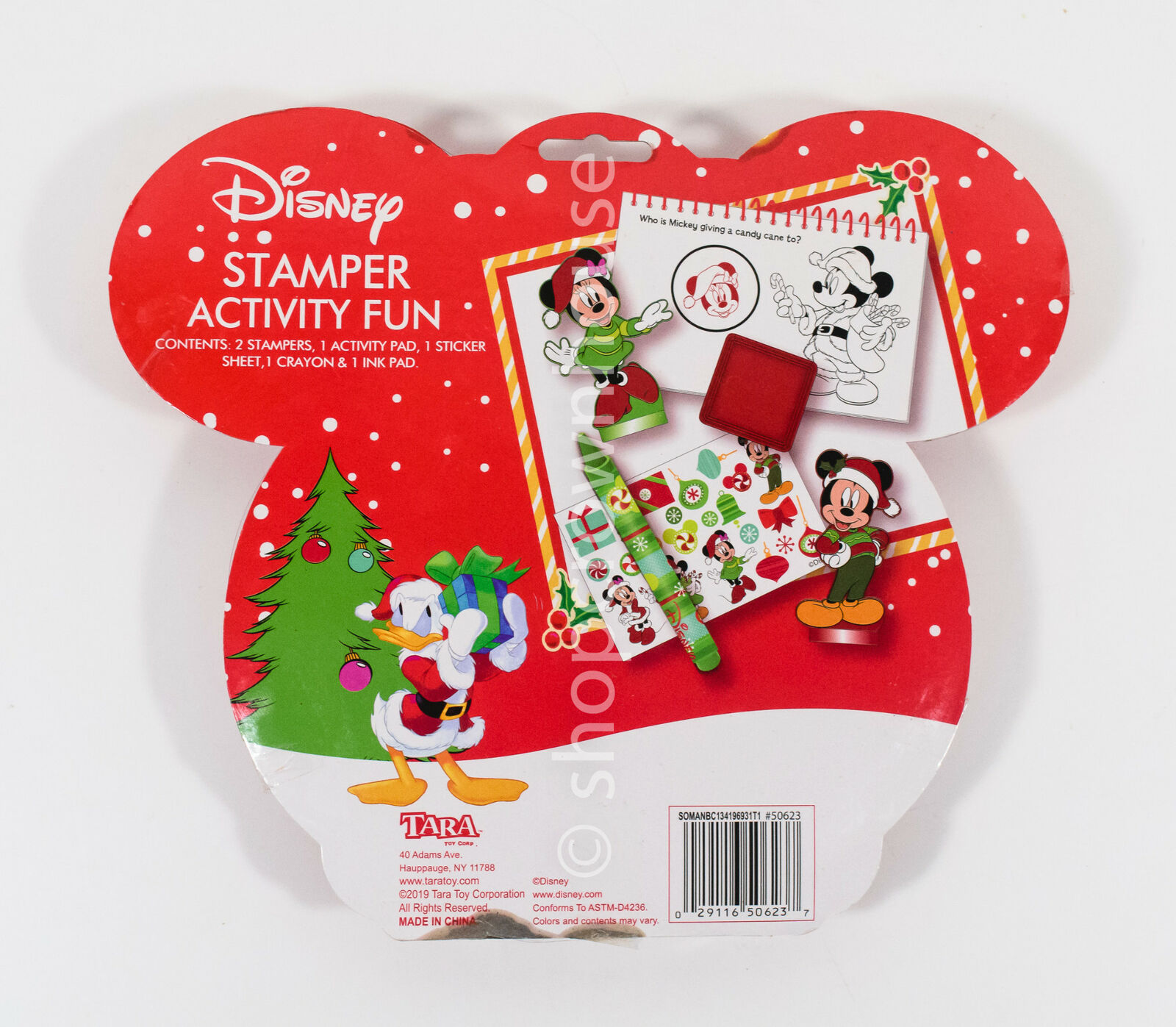 3 Disney Stamper Activity Fun Christmas Craft Stocking Stuffer Mickey Mouse Disney - фотография #3
