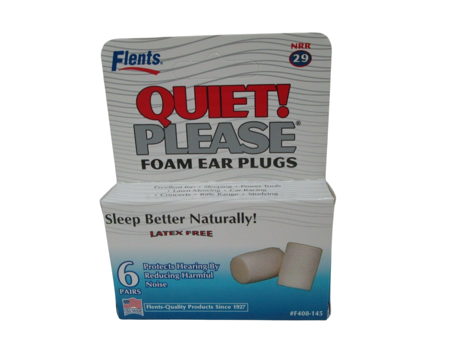 FLENTS QUIET PLEASE FOAM EAR PLUGS - 6 Boxes  Flents Flents Quiet Please Foam Ear Plugs - фотография #2