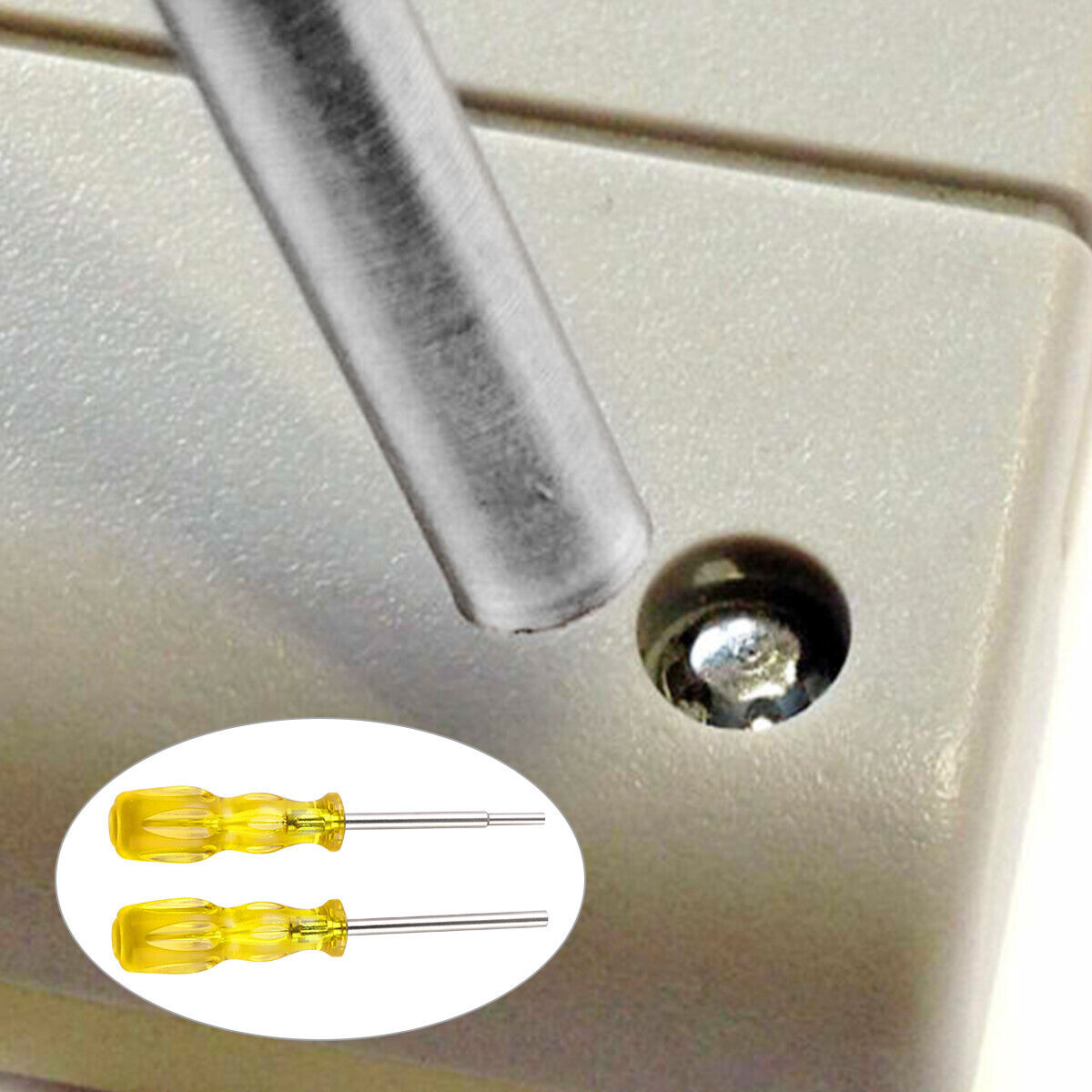 3.8mm+4.5mm Screwdriver Bit for NES SNES N64 Game Boy Nintendo Security Tool Set Unbranded - фотография #6