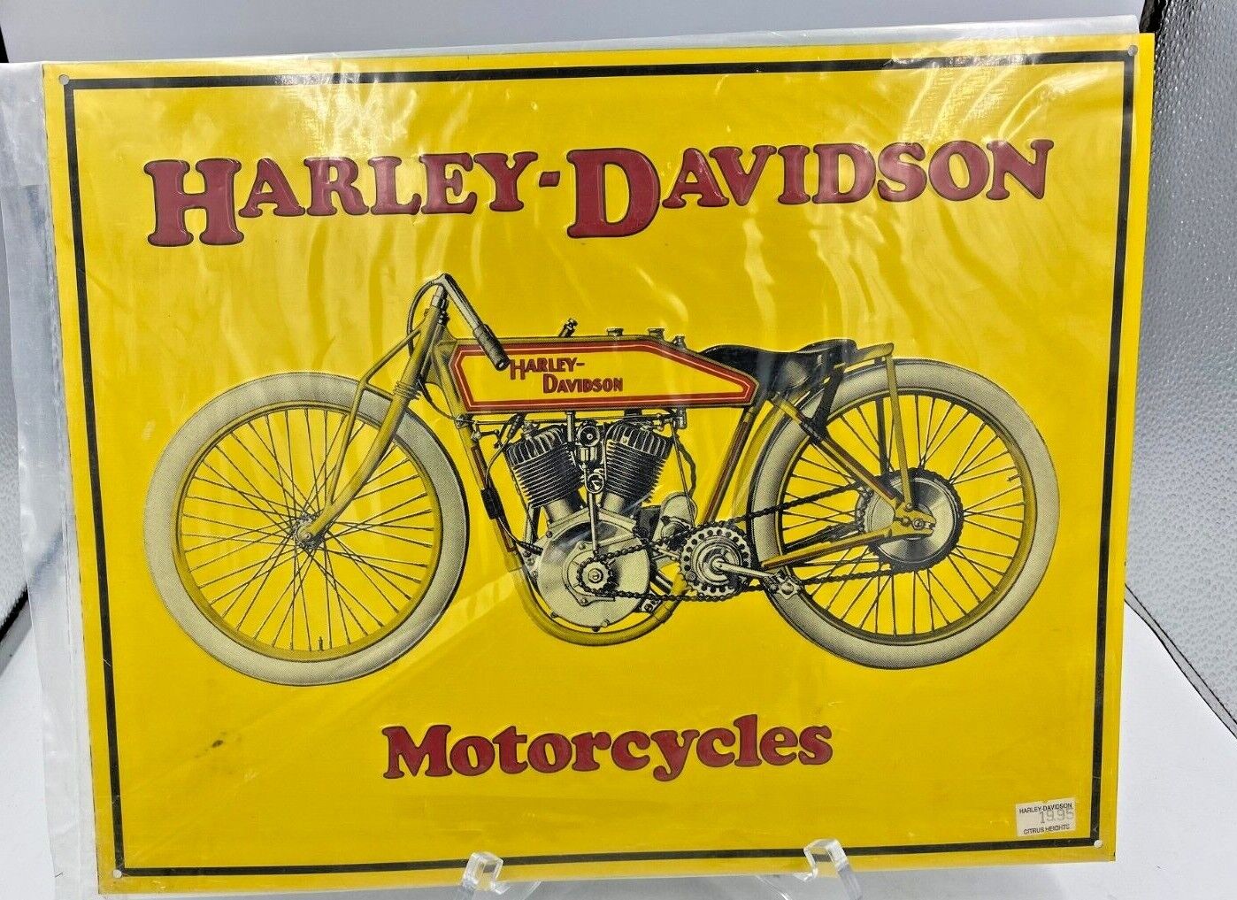Vintage Harley Davidson  and Iver Johnson Motorcycles Metal Signs Harley Davidson, Iver Johnson - фотография #2