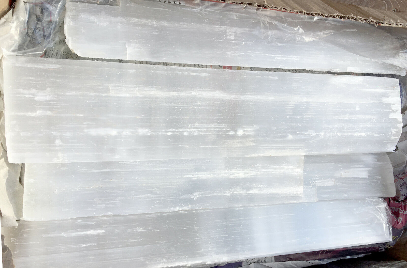 10 " Selenite Logs XL Natural Crystal Sticks Rough Wands BULK 5 lb LOT Wholesale Handmade by mmCrystals - фотография #7